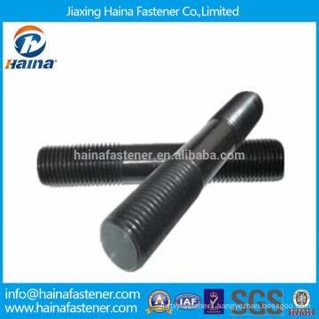 Manufacture Black oxide high quality threaded bolt A193 B7 stud bolt